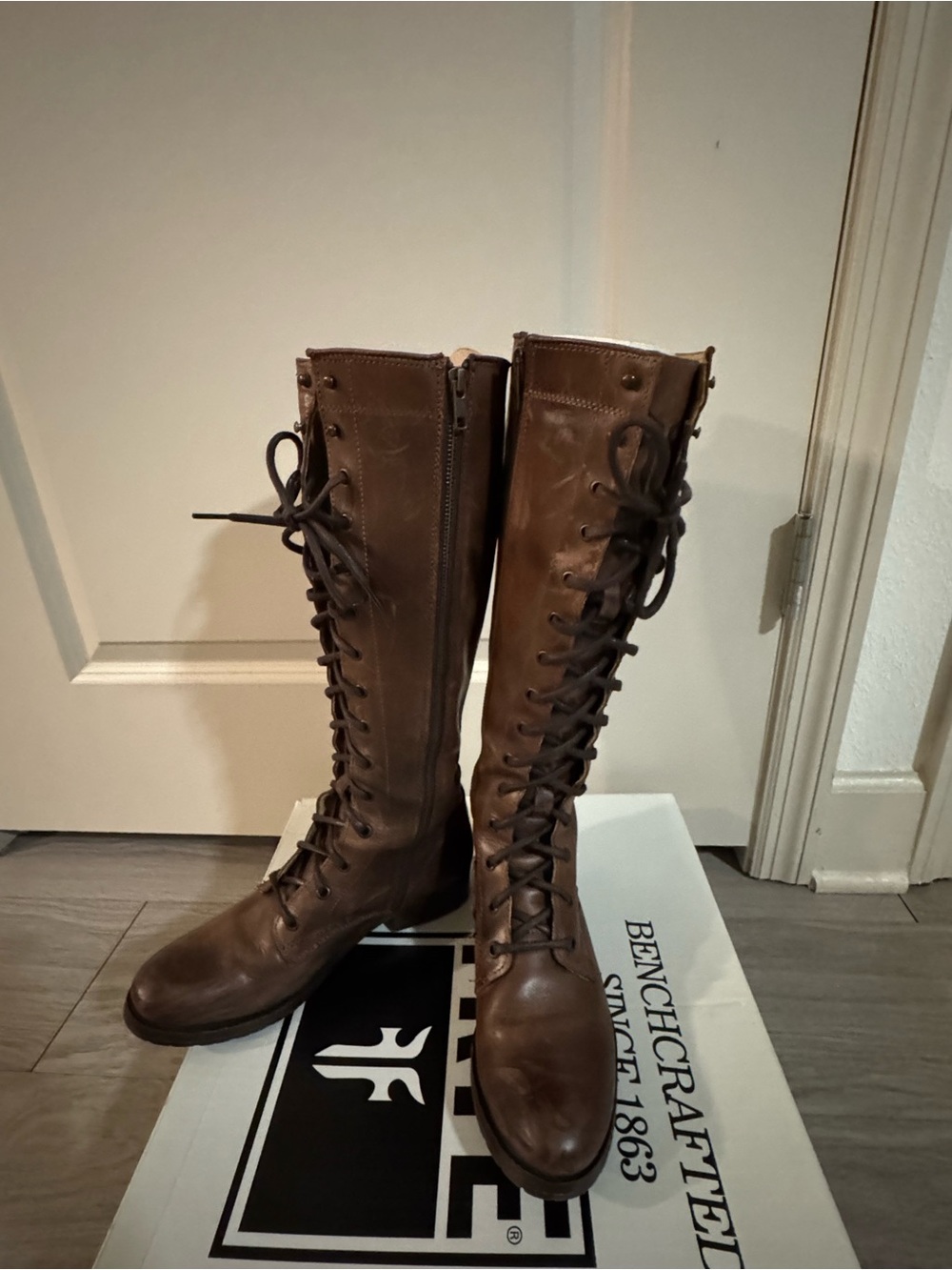 Worn 3x Frye Melissa Lace-up Boots - 7